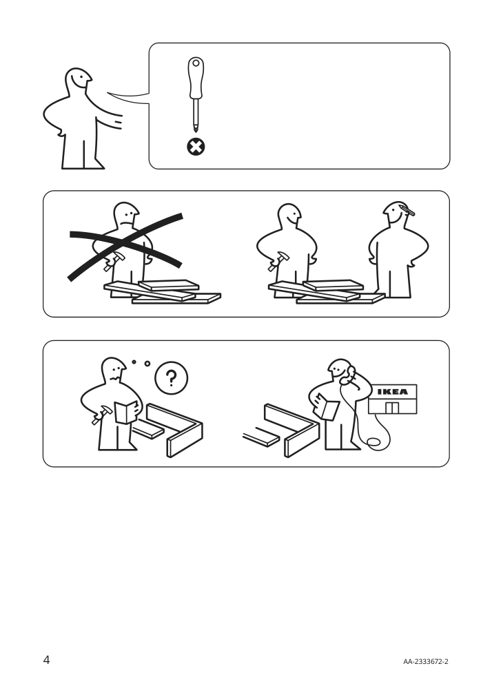 Assembly instructions for IKEA Lauters table lamp ash white | Page 4 - IKEA LAUTERS table lamp 504.048.95