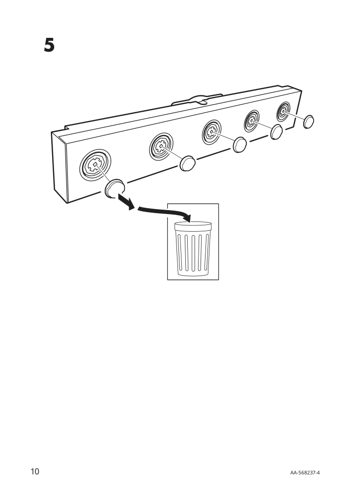 Assembly instructions for IKEA Ledsjoe led wall lamp stainless steel | Page 10 - IKEA LEDSJÖ LED wall lamp 403.597.61