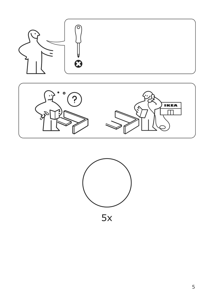 Assembly instructions for IKEA Ledsjoe led wall lamp stainless steel | Page 5 - IKEA LEDSJÖ LED wall lamp 403.597.61