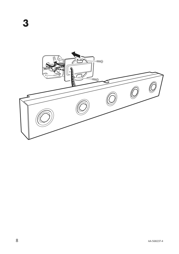 Assembly instructions for IKEA Ledsjoe led wall lamp stainless steel | Page 8 - IKEA LEDSJÖ LED wall lamp 403.597.61