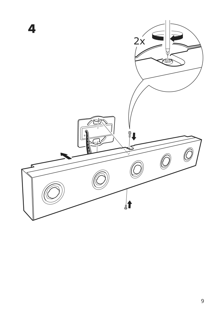 Assembly instructions for IKEA Ledsjoe led wall lamp stainless steel | Page 9 - IKEA LEDSJÖ LED wall lamp 403.597.61