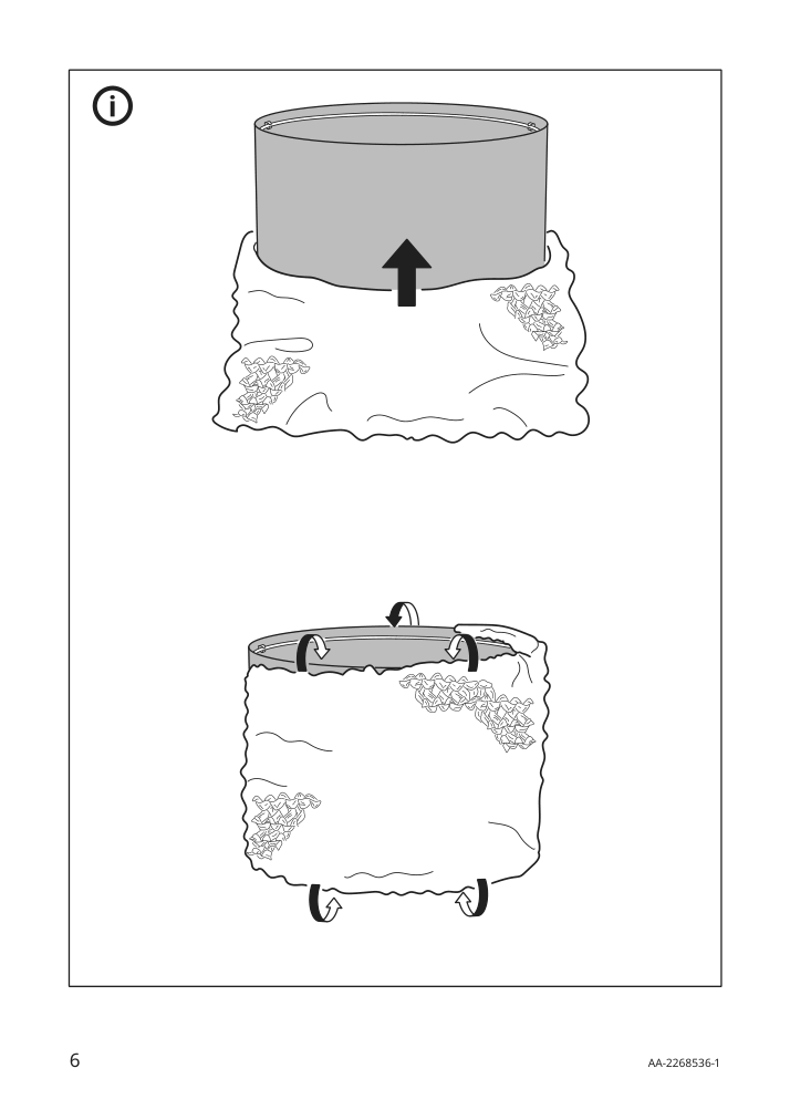 Assembly instructions for IKEA Lergryn lamp shade knitted beige handmade | Page 6 - IKEA LERGRYN / SKAFTET floor lamp base, arched 794.281.84