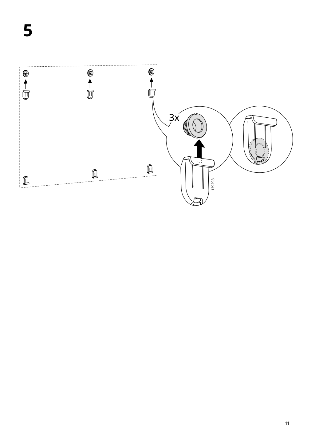 Assembly instructions for IKEA Lettan mirror | Page 11 - IKEA LETTAN mirror 604.352.69