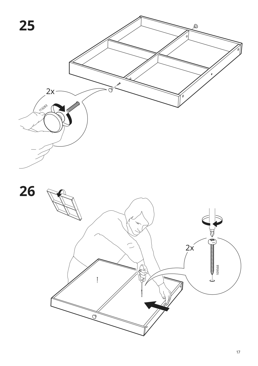 Assembly instructions for IKEA Liatorp coffee table white glass | Page 17 - IKEA LIATORP coffee table 500.870.72