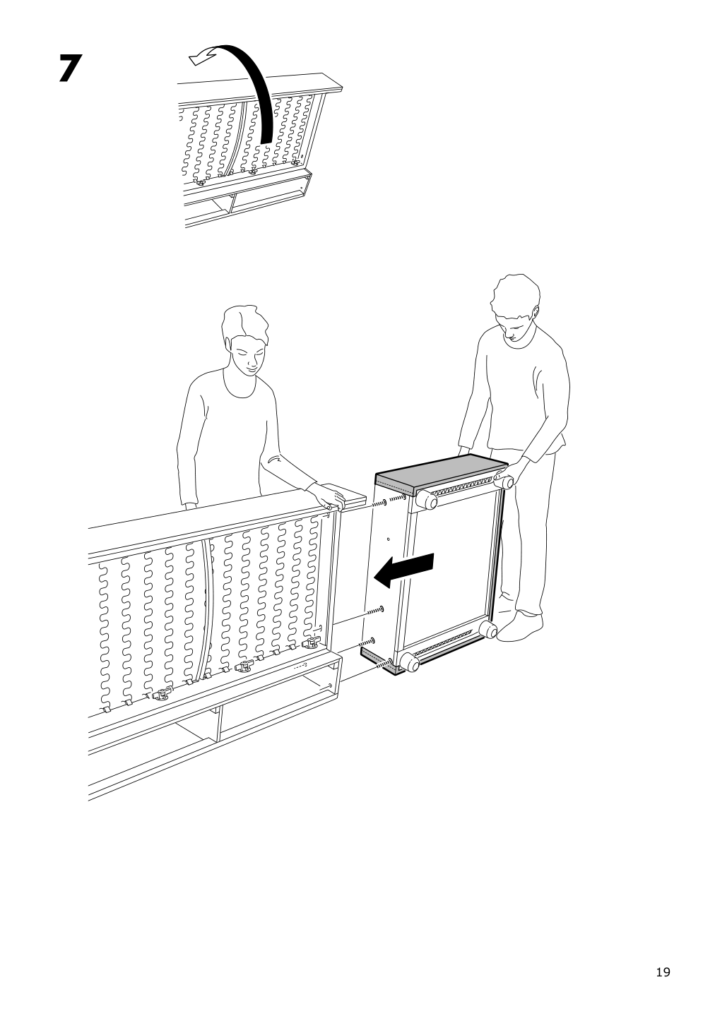 Assembly instructions for IKEA Lidhult cover f open end section w storage gassebol blue gray | Page 19 - IKEA LIDHULT cover f/open end section w/storage 304.058.29