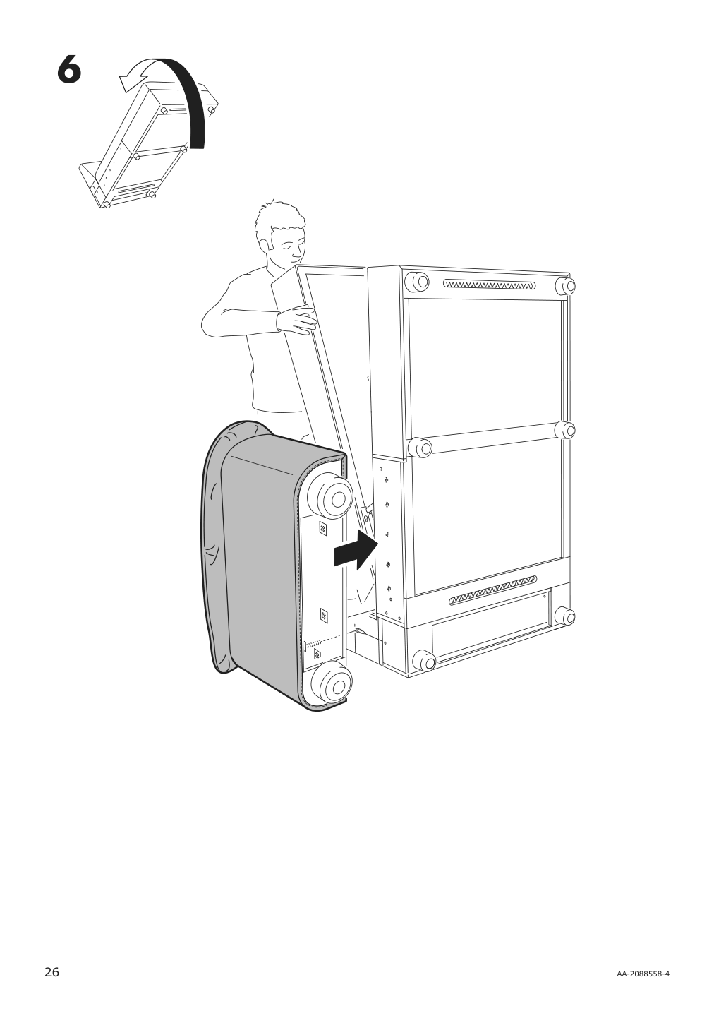 Assembly instructions for IKEA Lidhult cover for armrest gassebol blue gray | Page 26 - IKEA LIDHULT cover for armrest 504.070.35