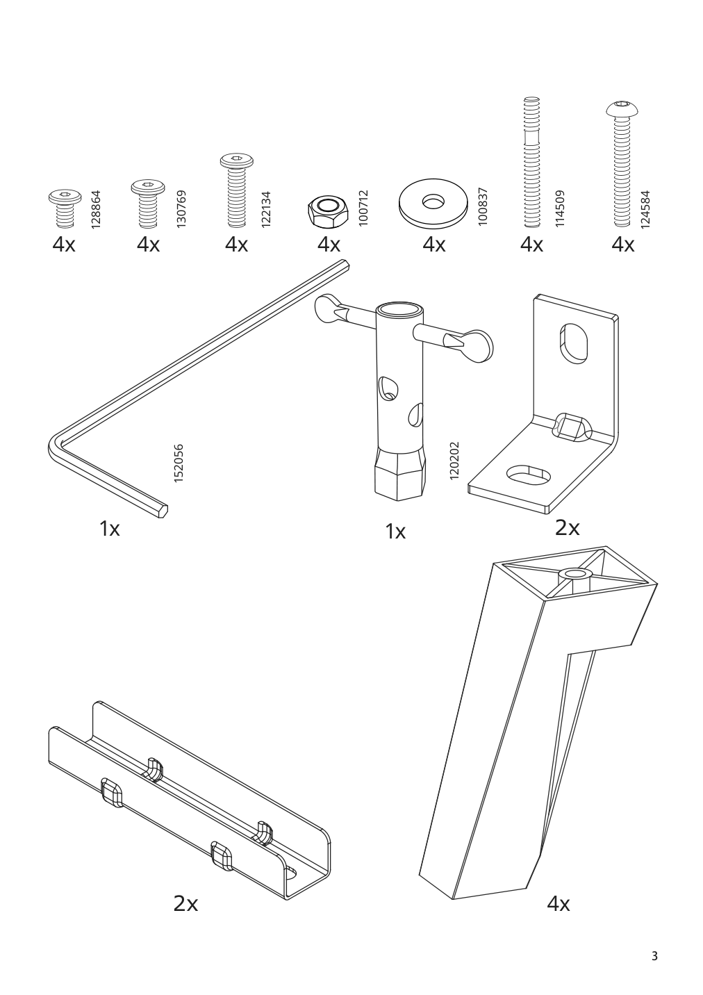 Assembly instructions for IKEA Linanaes loveseat vissle dark gray | Page 3 - IKEA LINANÄS loveseat 805.033.75