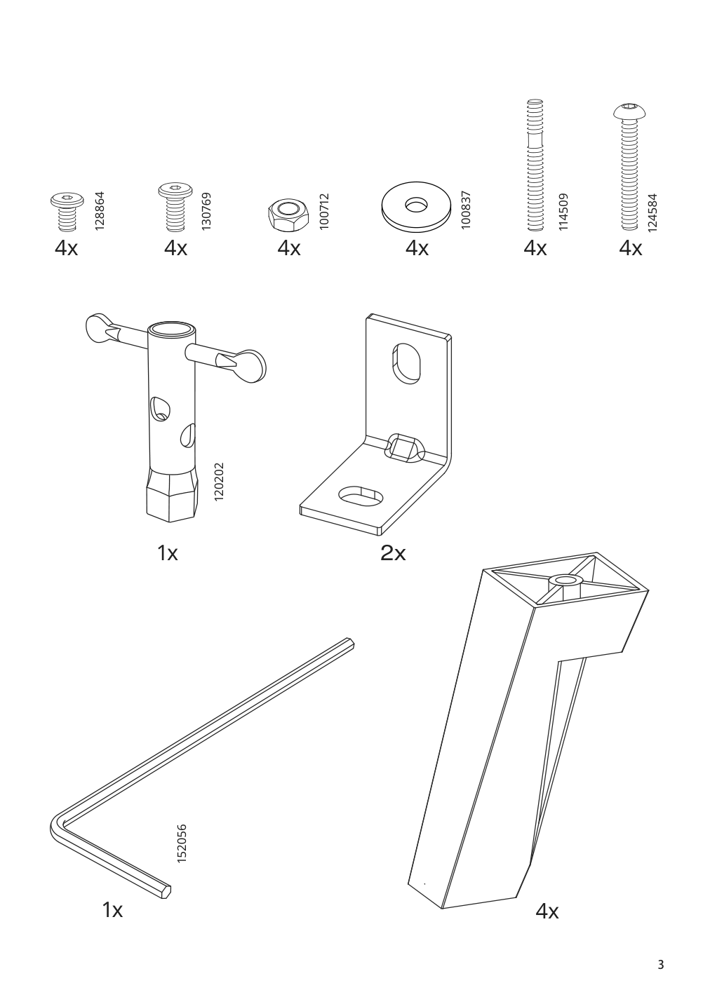 Assembly instructions for IKEA Linanaes sofa vissle beige | Page 3 - IKEA LINANÄS sofa 105.122.36