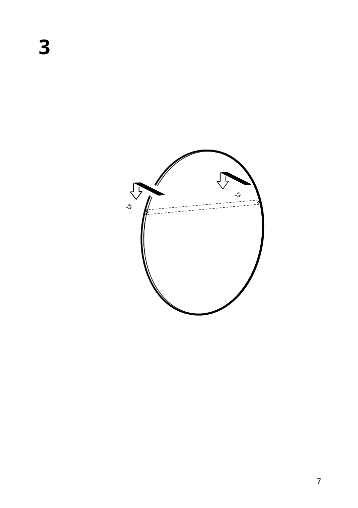 Assembly instructions for IKEA Lindbyn mirror black | Page 7 - IKEA ENHET bathroom 195.474.39