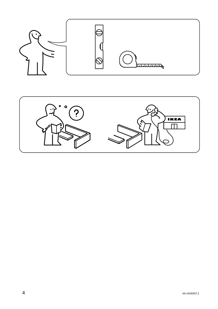 Assembly instructions for IKEA Lindbyn mirror blue | Page 4 - IKEA LINDBYN mirror 305.908.03