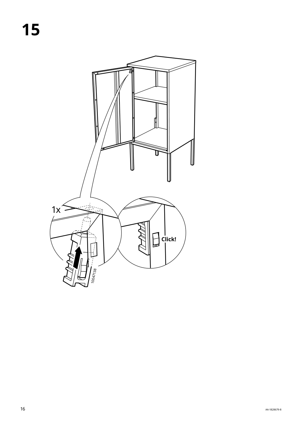 Assembly instructions for IKEA Lixhult cabinet metal anthracite | Page 16 - IKEA LIXHULT storage combination 793.883.62