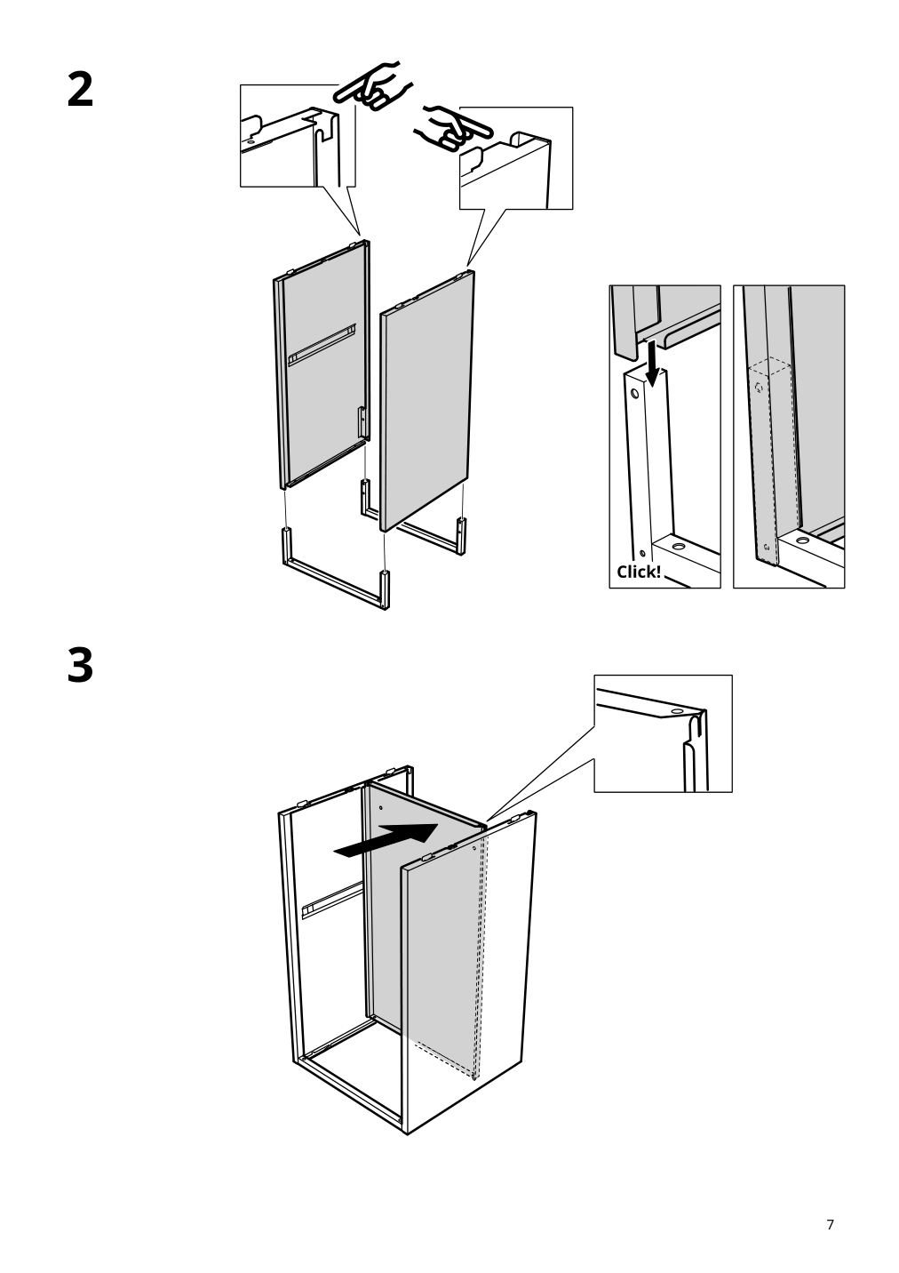 Assembly instructions for IKEA Lixhult cabinet metal anthracite | Page 7 - IKEA LIXHULT storage combination 793.883.62