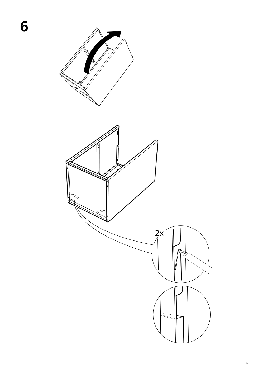 Assembly instructions for IKEA Lixhult cabinet metal anthracite | Page 9 - IKEA LIXHULT storage combination 793.883.62