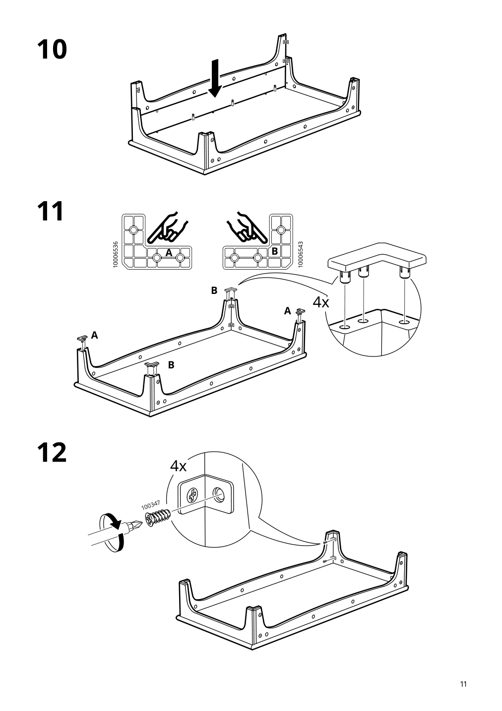 Assembly instructions for IKEA Lommarp cabinet dark blue green | Page 11 - IKEA LOMMARP cabinet 804.154.68