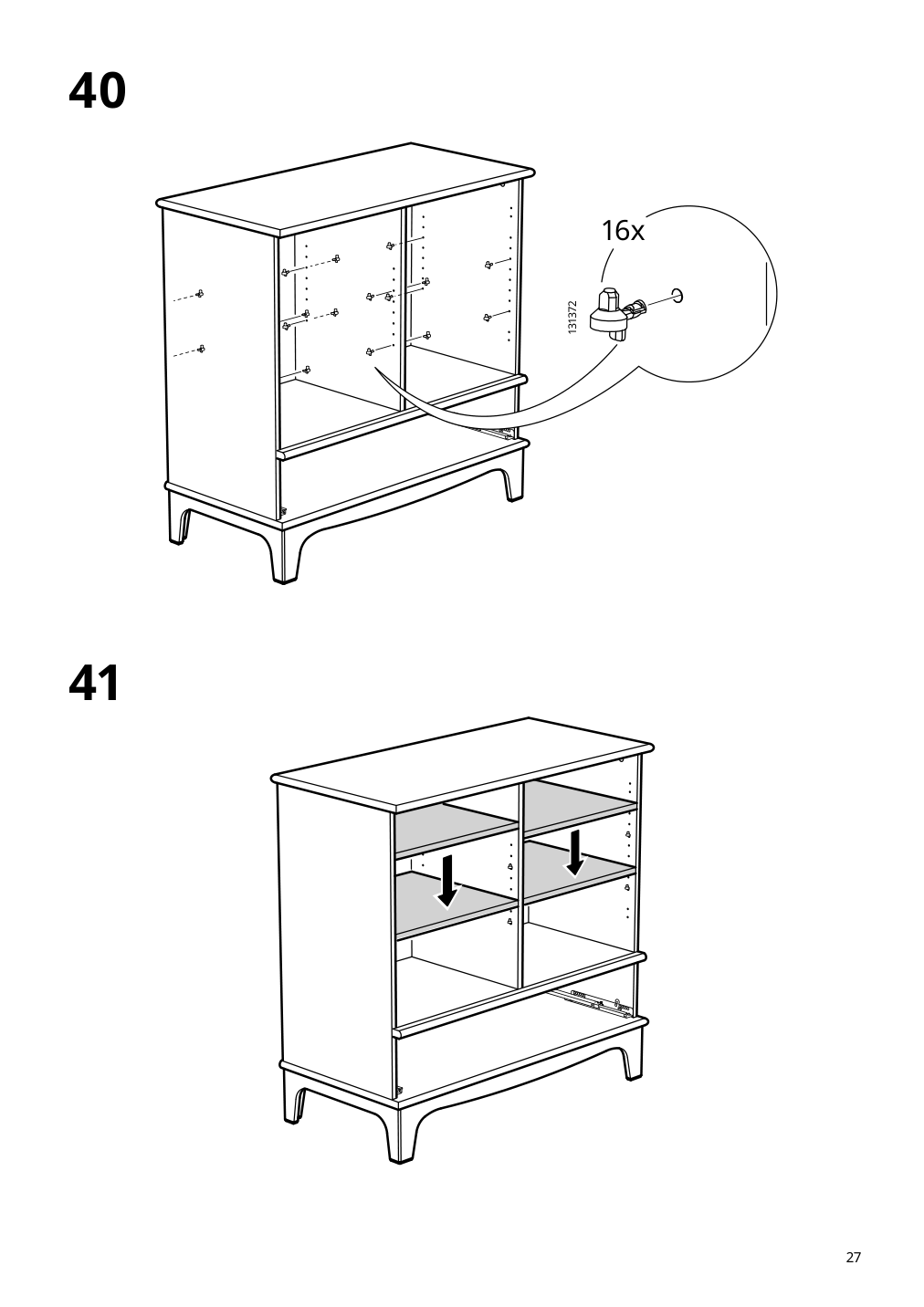 Assembly instructions for IKEA Lommarp cabinet light beige | Page 27 - IKEA LOMMARP cabinet 104.369.97