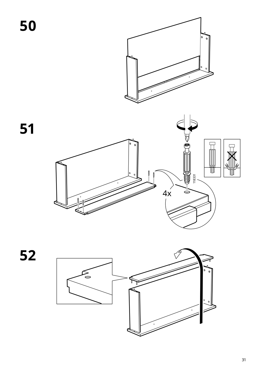 Assembly instructions for IKEA Lommarp cabinet light beige | Page 31 - IKEA LOMMARP cabinet 104.369.97