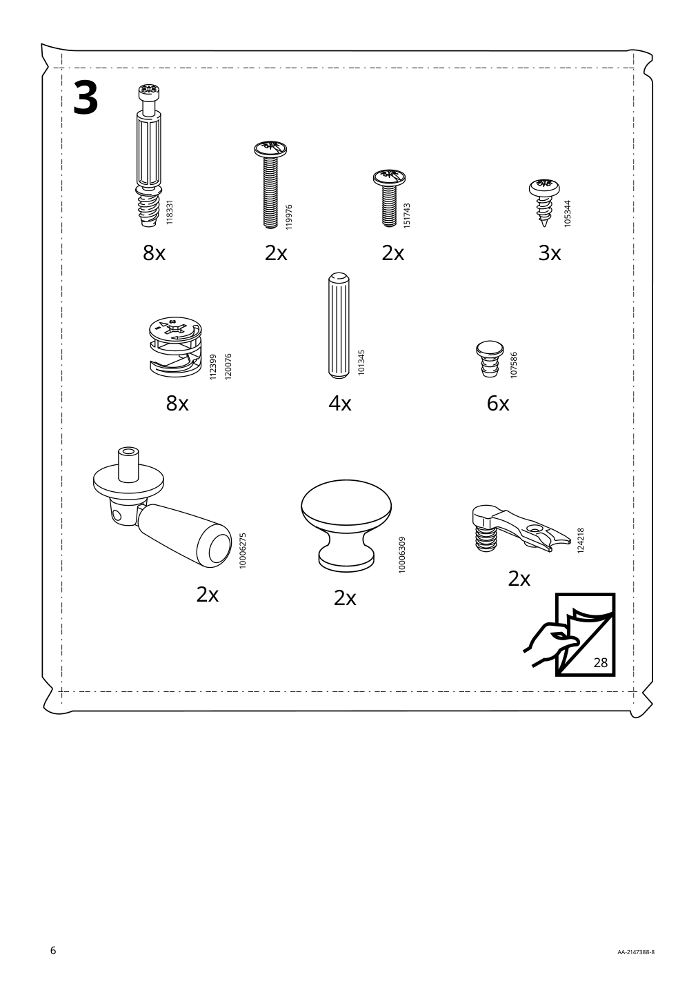 Assembly instructions for IKEA Lommarp cabinet dark blue green | Page 6 - IKEA LOMMARP cabinet 804.154.68