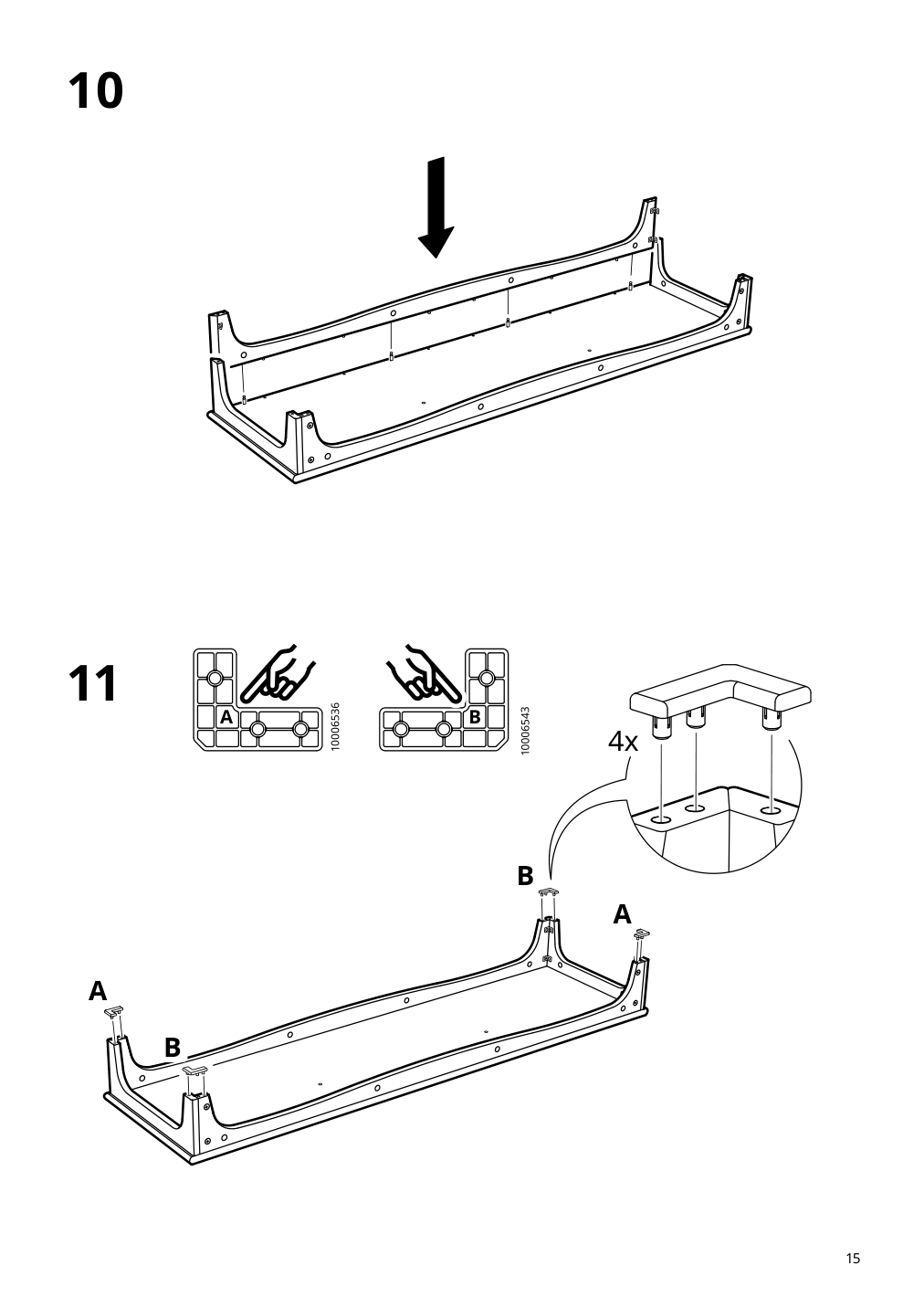 Assembly instructions for IKEA Lommarp tv unit black | Page 15 - IKEA LOMMARP TV unit 705.661.89