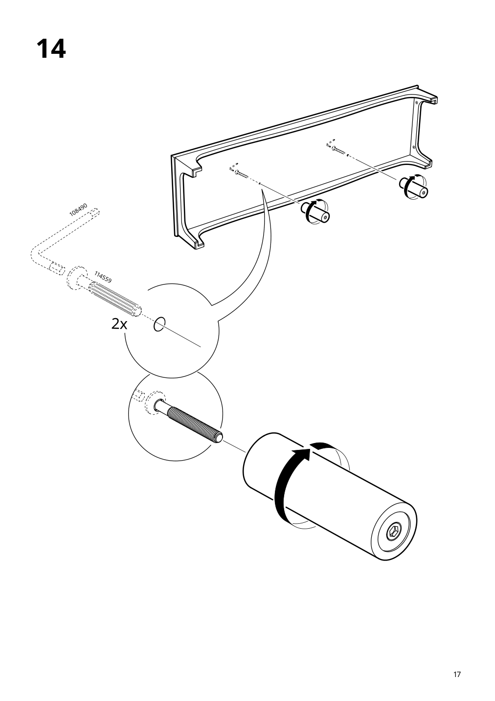 Assembly instructions for IKEA Lommarp tv unit black | Page 17 - IKEA LOMMARP TV unit 705.661.89