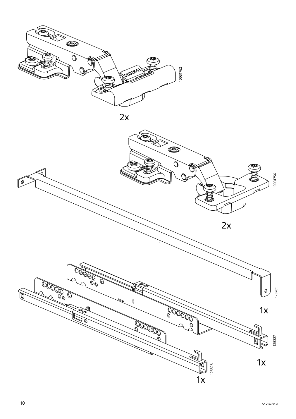 Assembly instructions for IKEA Lommarp tv unit dark blue green | Page 10 - IKEA LOMMARP TV unit 505.661.90