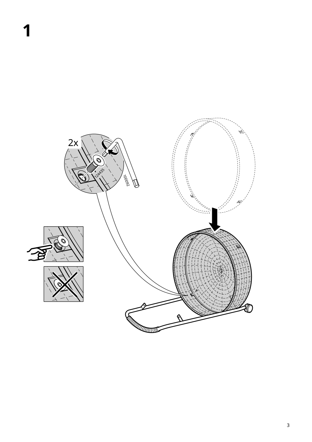 Assembly instructions for IKEA Lubban serving cart with storage rattan anthracite | Page 3 - IKEA LUBBAN serving cart with storage 504.343.07