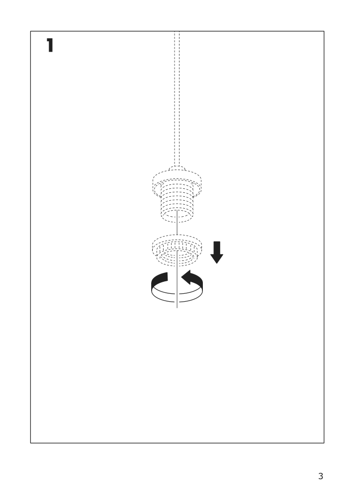 Assembly instructions for IKEA Luftmassa lamp shade black rounded | Page 3 - IKEA LUFTMASSA lamp shade 704.626.48