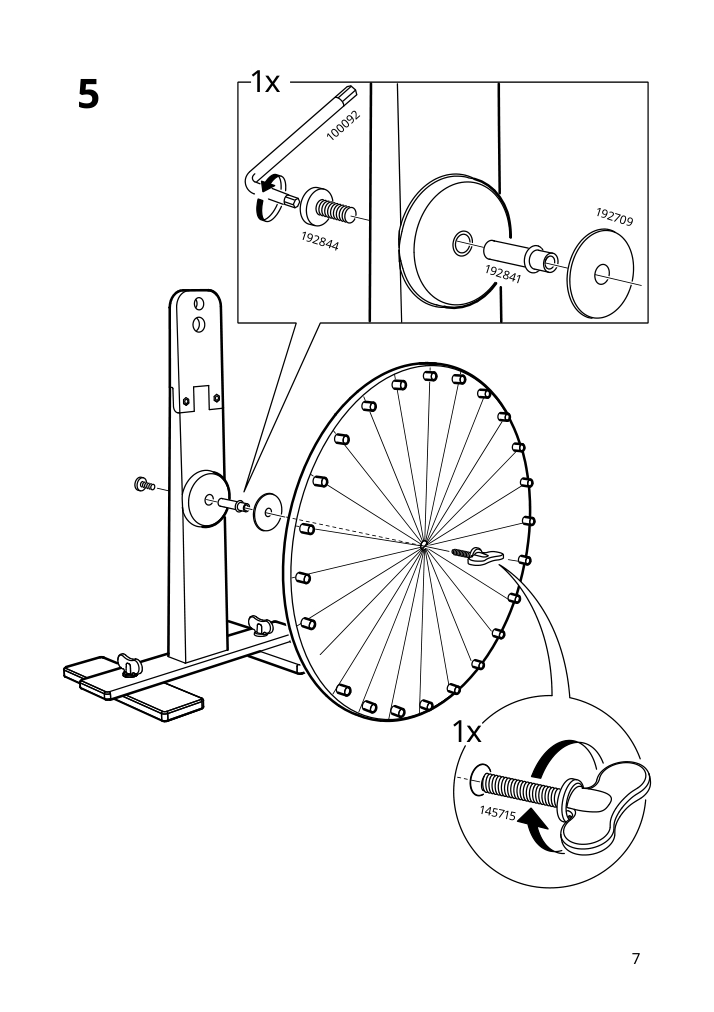 Assembly instructions for IKEA Lustigt prize wheel game | Page 7 - IKEA LUSTIGT prize wheel game 303.870.38