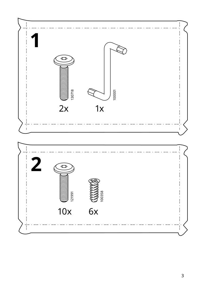 Assembly instructions for IKEA Lyckan chair black birch veneer | Page 3 - IKEA STOCKHOLM 2025 / LYCKAN table and 4 chairs 295.902.67