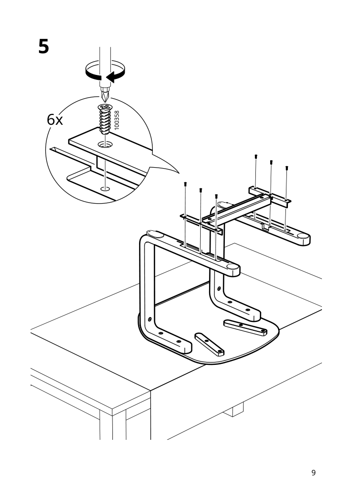 Assembly instructions for IKEA Lyckan chair black birch veneer | Page 9 - IKEA STOCKHOLM 2025 / LYCKAN table and 4 chairs 295.902.67