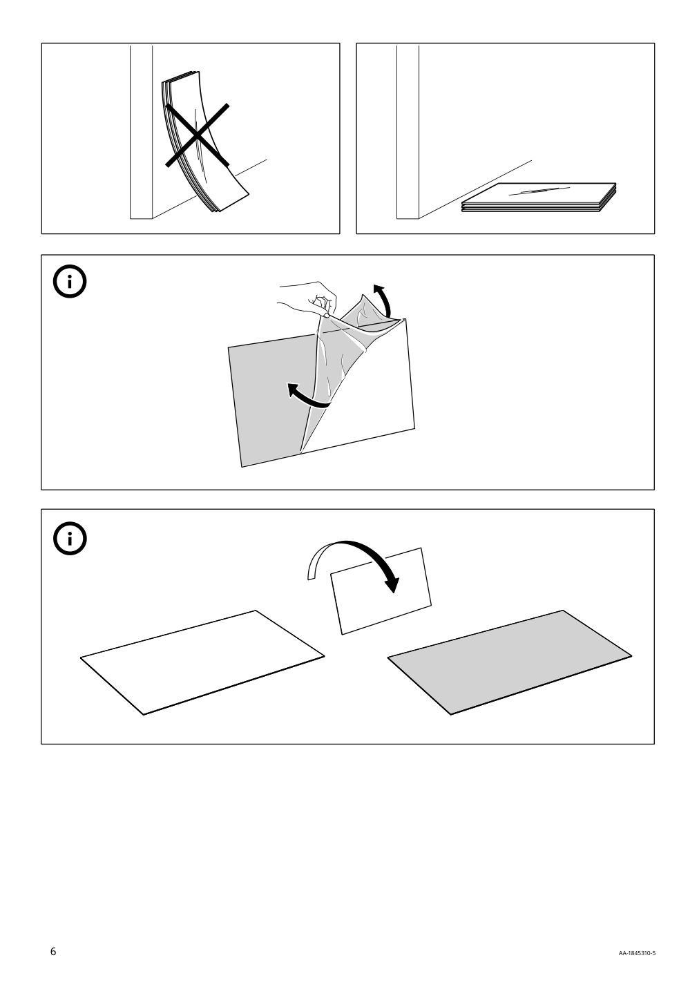 Assembly instructions for IKEA Lysekil wall panel double sided brushed copper effect stainless steel | Page 6 - IKEA LYSEKIL wall panel 604.829.77