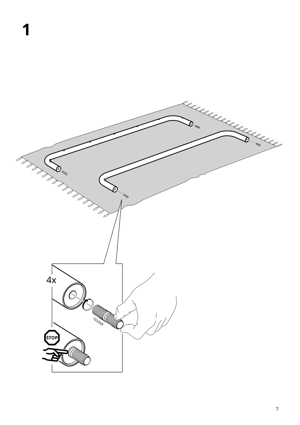 Assembly instructions for IKEA Mackapaer hat and coat rack white | Page 7 - IKEA MACKAPÄR hat and coat rack 105.309.90