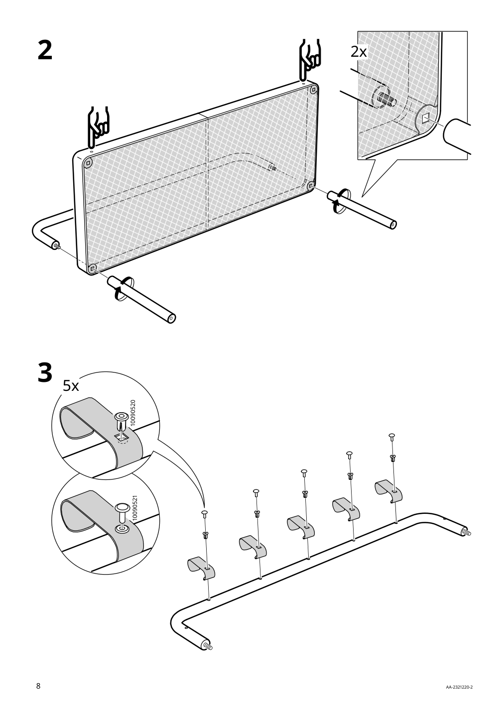 Assembly instructions for IKEA Mackapaer hat and coat rack white | Page 8 - IKEA MACKAPÄR hat and coat rack 105.309.90