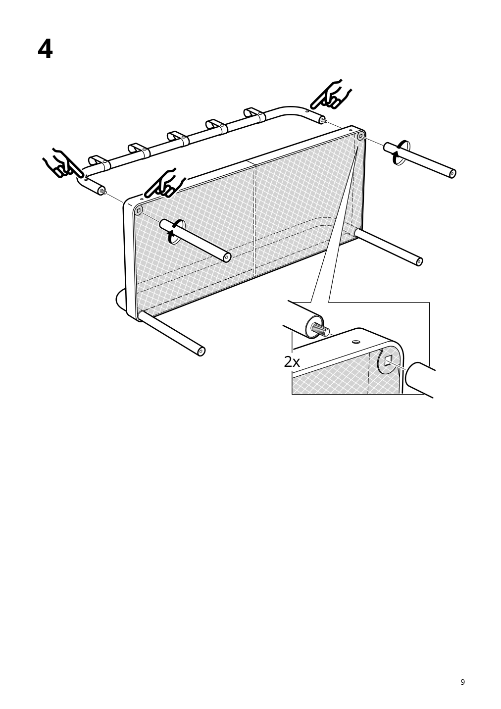 Assembly instructions for IKEA Mackapaer hat and coat rack white | Page 9 - IKEA MACKAPÄR hat and coat rack 105.309.90