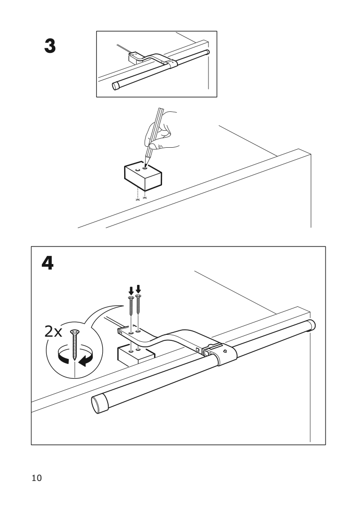 Assembly instructions for IKEA Maglehult led cabinet picture light aluminum color | Page 10 - IKEA MAGLEHULT LED cabinet/picture light 104.648.91