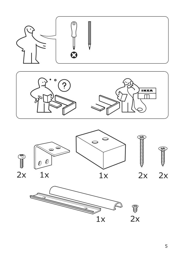 Assembly instructions for IKEA Maglehult led cabinet picture light aluminum color | Page 5 - IKEA MAGLEHULT LED cabinet/picture light 104.648.91