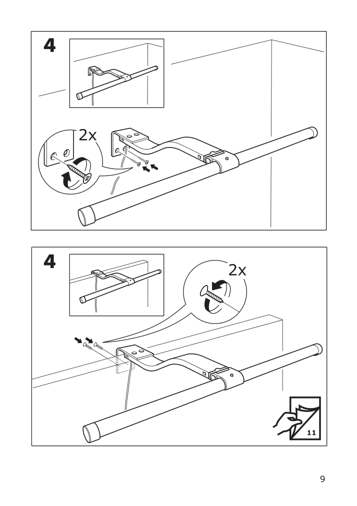 Assembly instructions for IKEA Maglehult led cabinet picture light aluminum color | Page 9 - IKEA MAGLEHULT LED cabinet/picture light 104.648.91