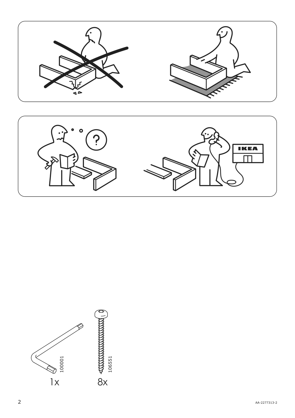 Assembly instructions for IKEA Magnetisk 12 bottle wine rack solid wood | Page 2 - IKEA MAGNETISK 12-bottle wine rack 505.141.15