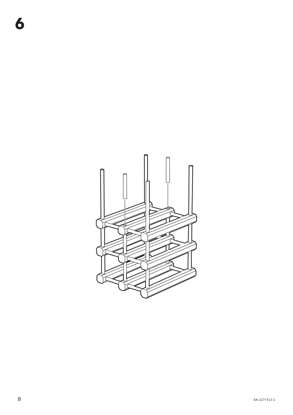 Assembly instructions for IKEA Magnetisk 12 bottle wine rack solid wood | Page 8 - IKEA MAGNETISK 12-bottle wine rack 505.141.15