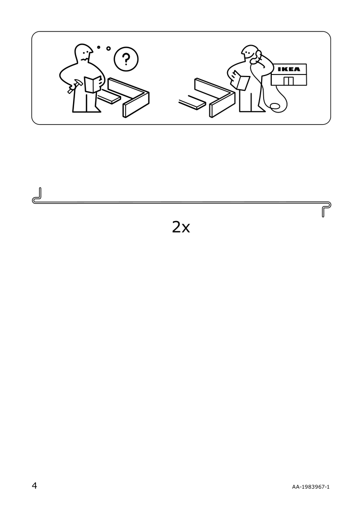 Assembly instructions for IKEA Majorna table lamp white gray | Page 4 - IKEA MAJORNA table lamp 703.238.55