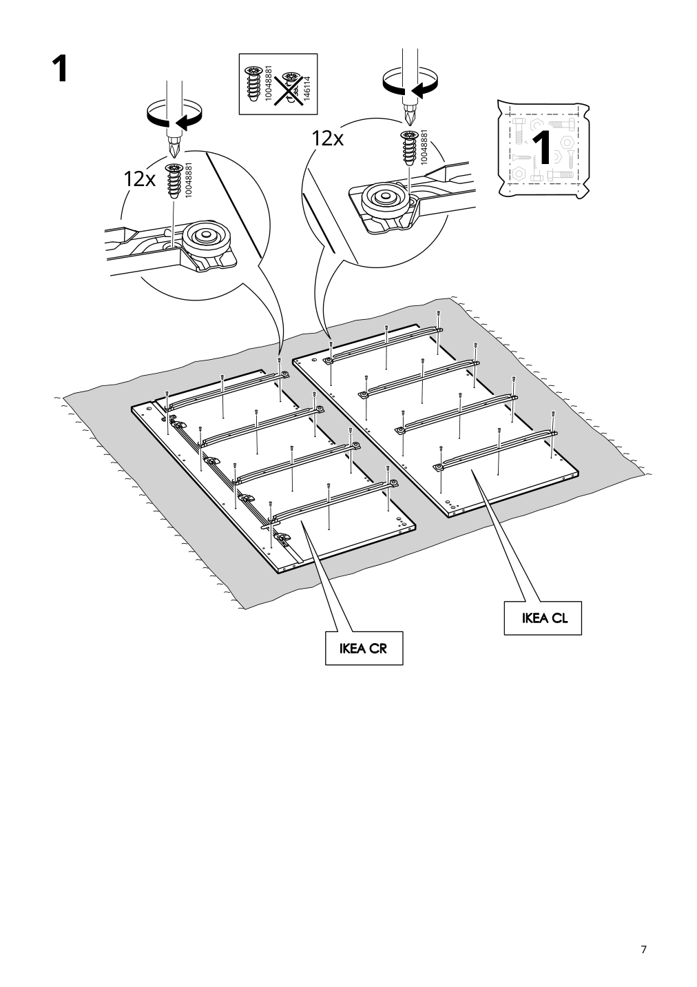 Assembly instructions for IKEA Malm 4 drawer chest white | Page 7 - IKEA MALM 4-drawer chest 905.762.10