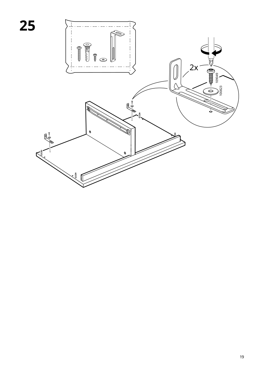 Assembly instructions for IKEA Malm 6 drawer chest black brown | Page 19 - IKEA MALM 6-drawer chest 905.763.09