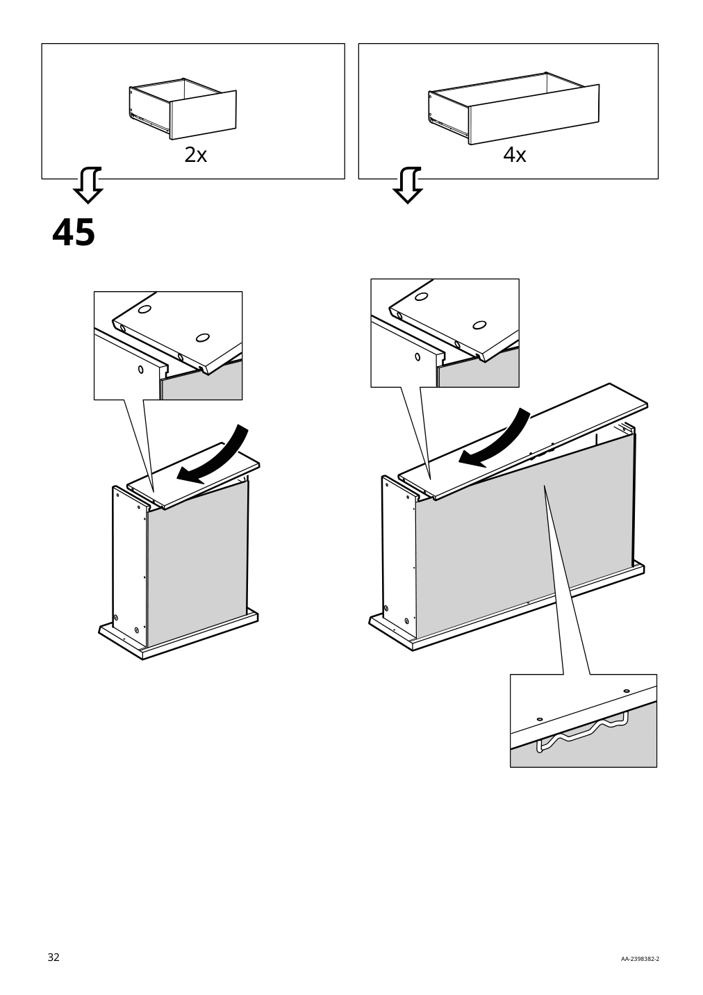 Assembly instructions for IKEA Malm 6 drawer chest black brown | Page 32 - IKEA MALM 6-drawer chest 905.763.09