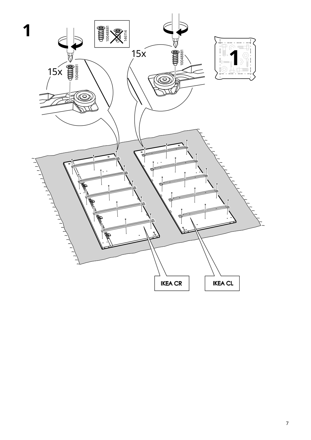 Assembly instructions for IKEA Malm 6 drawer chest black brown | Page 7 - IKEA MALM 6-drawer chest 905.763.09