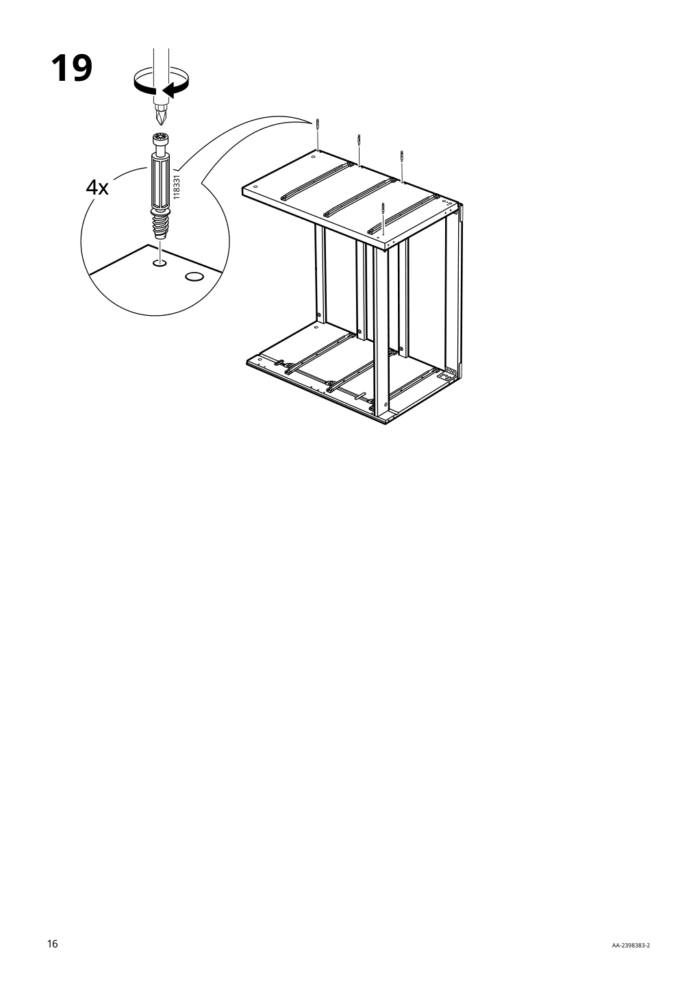 Assembly instructions for IKEA Malm 6 drawer dresser white | Page 16 - IKEA MALM 6-drawer dresser 705.762.11