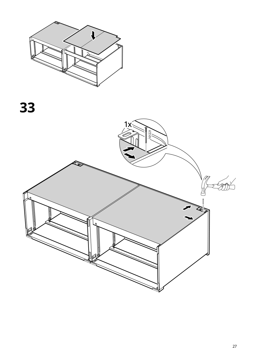 Assembly instructions for IKEA Malm 6 drawer dresser white | Page 27 - IKEA MALM 6-drawer dresser 705.762.11