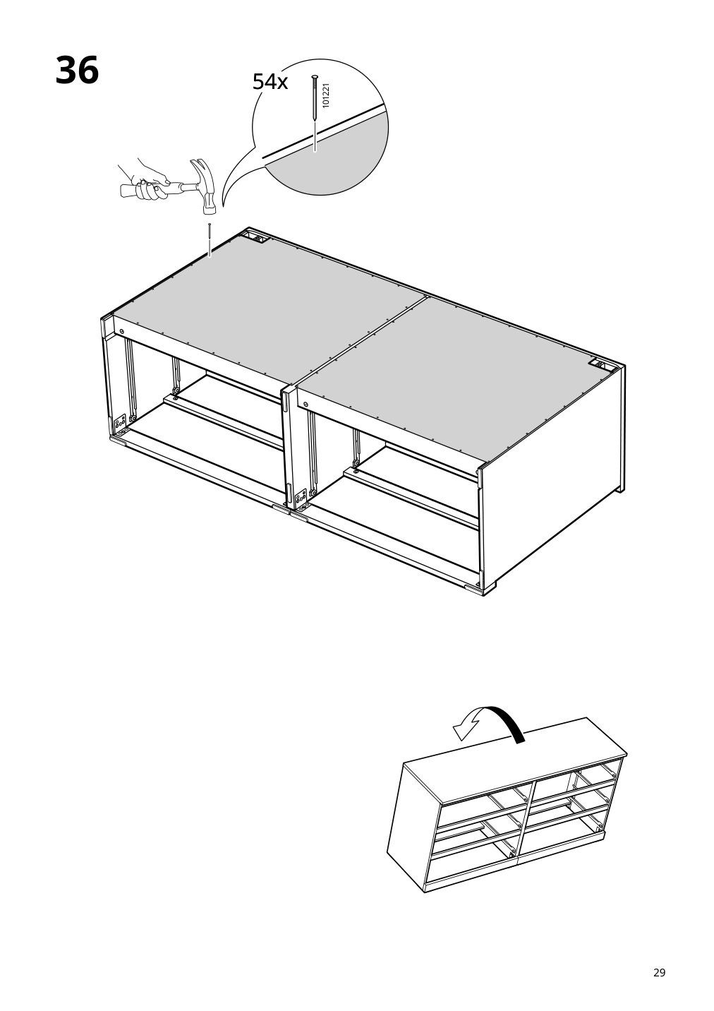 Assembly instructions for IKEA Malm 6 drawer dresser white | Page 29 - IKEA MALM 6-drawer dresser 705.762.11