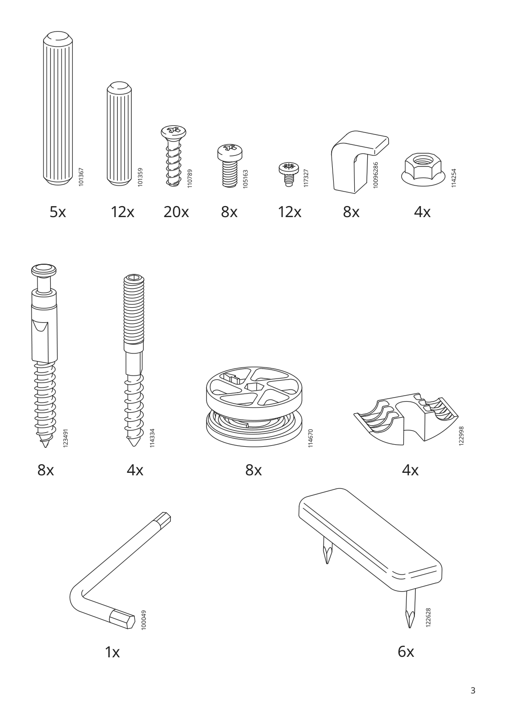 Assembly instructions for IKEA Malm bed frame black brown | Page 3 - IKEA MALM bed frame with mattress 295.445.34