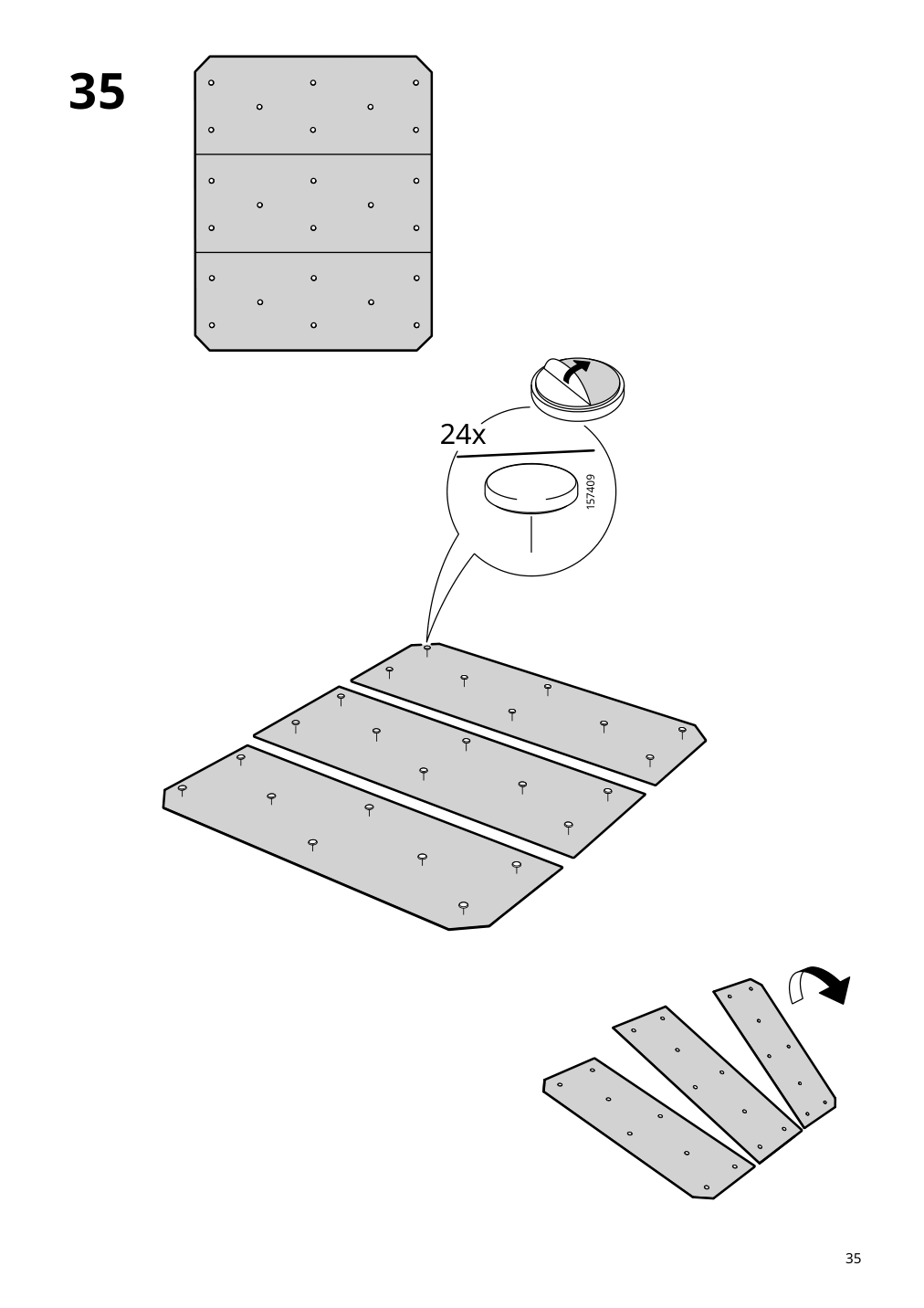 Assembly instructions for IKEA Malm storage bed black brown | Page 35 - IKEA MALM storage bed 704.048.04