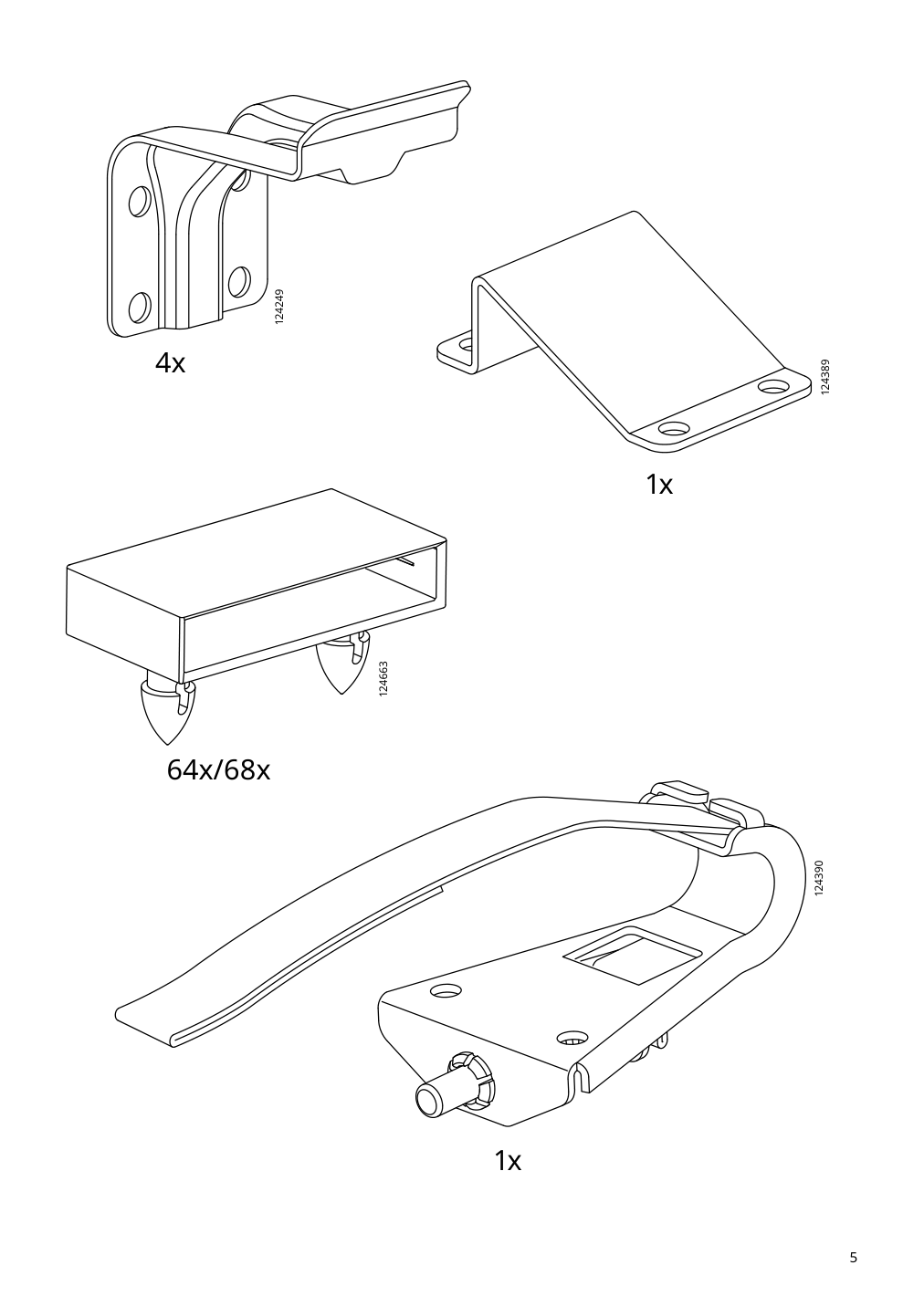 Assembly instructions for IKEA Malm storage bed black brown | Page 5 - IKEA MALM storage bed 704.048.04