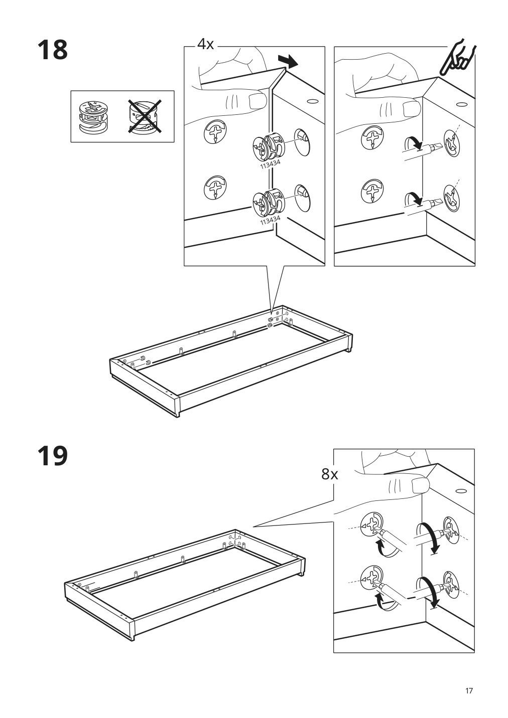 Assembly instructions for IKEA Malsjoe glass door cabinet black stained | Page 17 - IKEA MALSJÖ glass-door cabinet 603.034.81